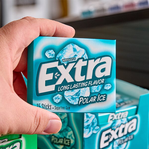 EXTRA® 15-Stick Polar Ice Gum - 10/Pack