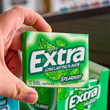 EXTRA® 15-Stick Spearmint Gum - 10/Pack
