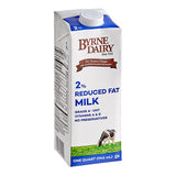 Byrne 2% Reduced-Fat Aseptic Milk 32 fl. oz. - 12/Case