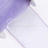 2 1/2" Wired Organza Ribbon - 10 Yards (Iris)
