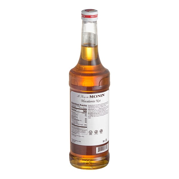 Monin Premium Macadamia Nut Flavoring Syrup 750 mL