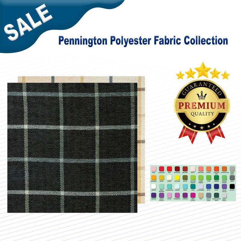 1 Yard Pennington Polyester Fabric Collection Width: 54"