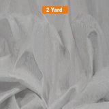 Damask Flocking Taffeta Fabric - 60" Wide for Curtains, Apparel, and Décor