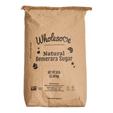 Wholesome Sweeteners Raw Natural Demerara Turbinado Sugar 50 lb.