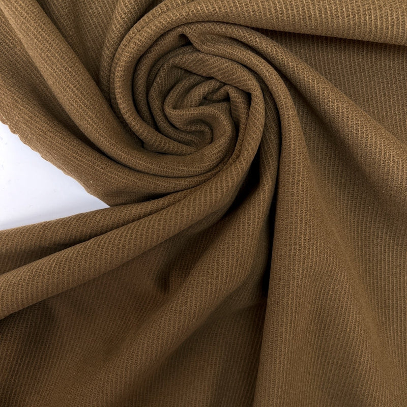Wool Blend Tweed Brown Beige