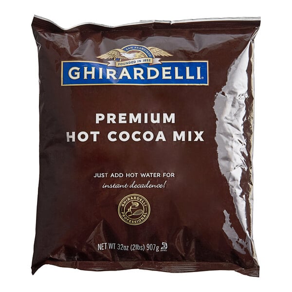 Ghirardelli Premium Hot Cocoa Mix 2 lb. - 4/Case
