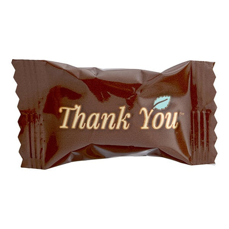Thank You Chocolate Buttermints Candy Individually Wrapped - 1,000/Case