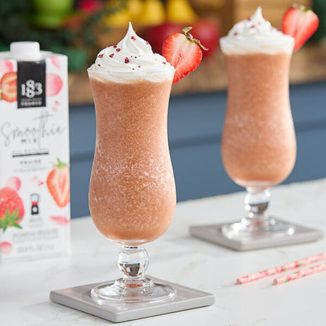 1883 Maison Routin Strawberry Smoothie Mix 1 Liter - 8/Case