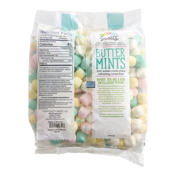 Assorted 2.75 lb. Pastel Buttermints - 6/Case
