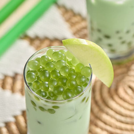 Bossen Pure25 Green Apple Bursting Boba Bag 6.6 lb. - 5/Case