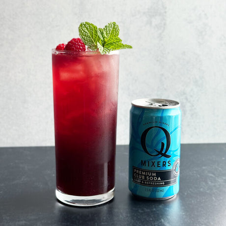 Q Mixers Premium Club Soda Can 7.5 fl. oz. - 24/Case