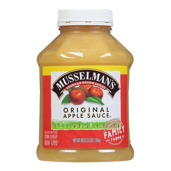 Musselman's 48 oz. Original Sweetened Applesauce - 8/Case