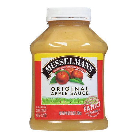 Musselman's 48 oz. Original Sweetened Applesauce - 8/Case