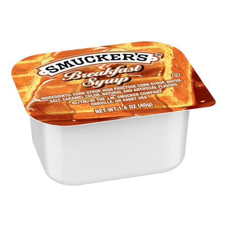 Smucker's Breakfast Syrup 1.4 oz. Portion Cup - 100/Case