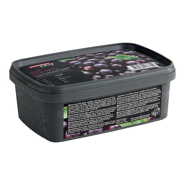 Andros Chef Sweetened Acai Berry Puree 2.2 lb.