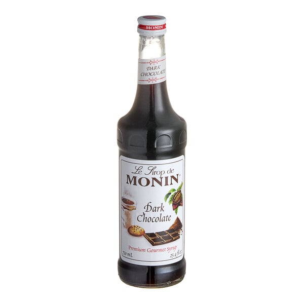 Monin Premium Dark Chocolate Flavoring Syrup 750 mL