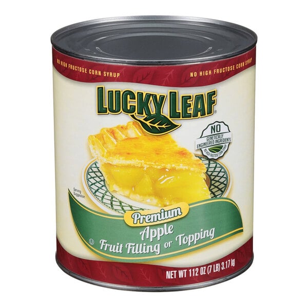 Lucky Leaf #10 Can Premium Non-GMO Apple Pie Filling - 3/Case