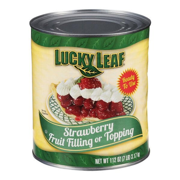 Lucky Leaf #10 Can Strawberry Pie Filling - 6/Case