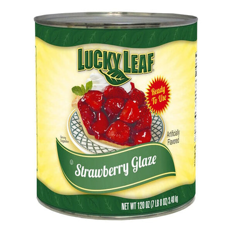 Lucky Leaf Strawberry Glaze #10 Cans - 6/Case