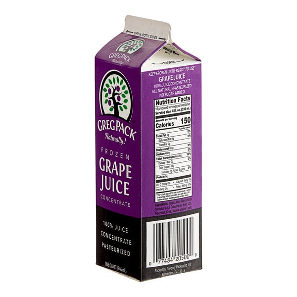Grape Juice 3:1 Concentrate 32 fl. oz. - 12/Case