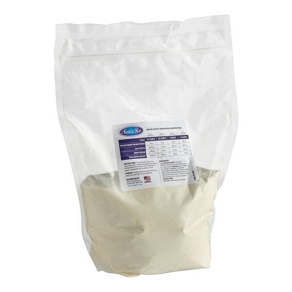 Satin Ice Instant Pastry Cream Powder 10 lb.