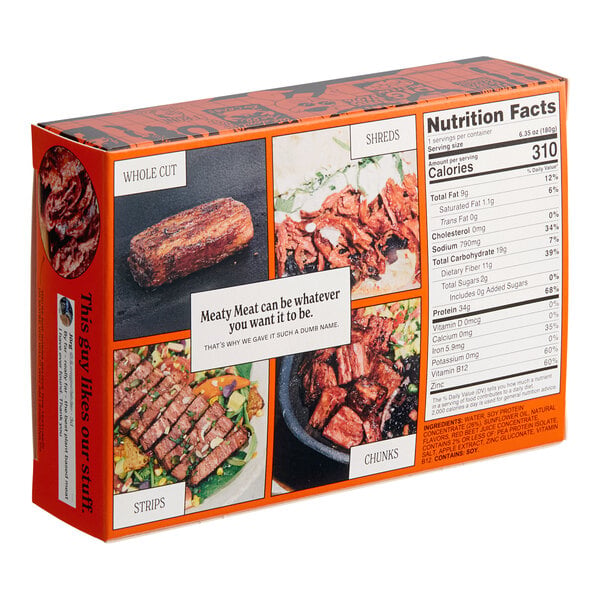 Juicy Marbles Plant-Based Vegan Lamb-ish Meaty Meat 6.35 oz. - 10/Case