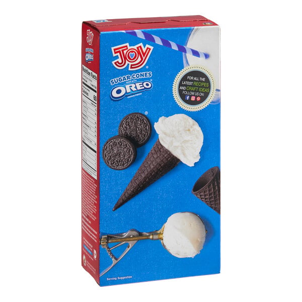 JOY #310 Sugar Cone with Oreo Cookie Pieces - 144/Case
