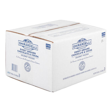 Ghirardelli 3-5% Fat Sweet Ground Chocolate & Cocoa Powder 30 lb.