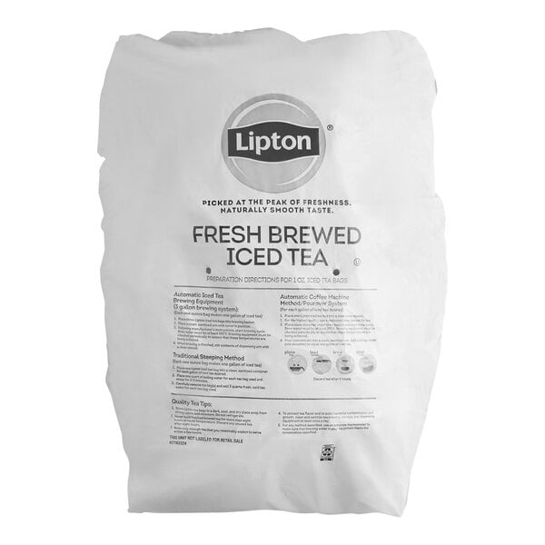 Lipton 1 Gallon Black Iced Tea Filter Bags - 96/Case