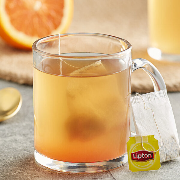 Lipton Orange Herbal Tea Bags - 168/Case