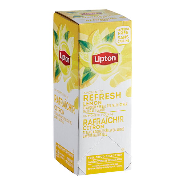 Lipton Lemon Herbal Tea Bags - 168/Case