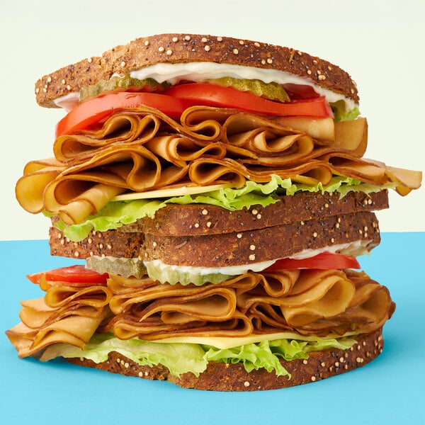 Tofurky Next-Gen Vegan Roasted Turk'y Deli Slices 1 lb. - 10/Case