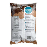Frostline Chocolate Soft Serve Ice Cream Mix 6 lb. - 6/Case