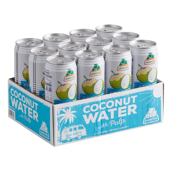Jarritos® 17.5 oz. Coconut Water with Pulp - 12/Case