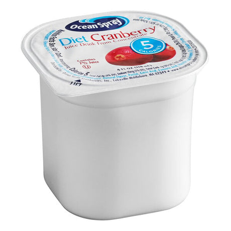 Ocean Spray Diet Cranberry Juice Cocktail Cups 4 fl. oz. - 48/Case