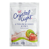 Crystal Light 2.2 oz. Sugar-Free Strawberry Kiwi Powdered Mix Packet - 12/Case