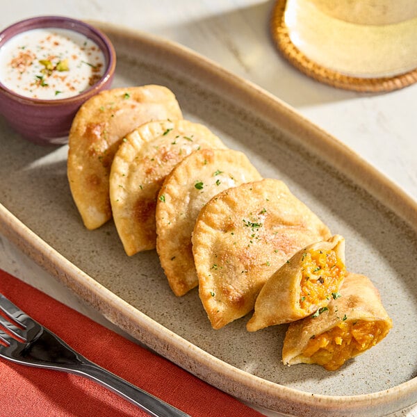 Jaju Butternut Squash, Apple, and Sage Pierogies - 50/Case