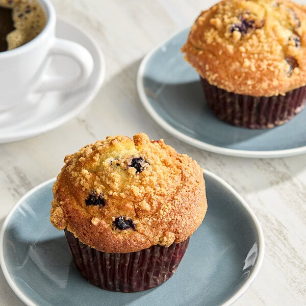 David's Cookies Blueberry Crumb Muffin 6 oz. - 12/Case