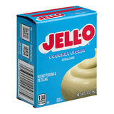 JELL-O Instant Coconut Cream Pudding & Pie Filling Mix 3.4 oz. - 24/Case