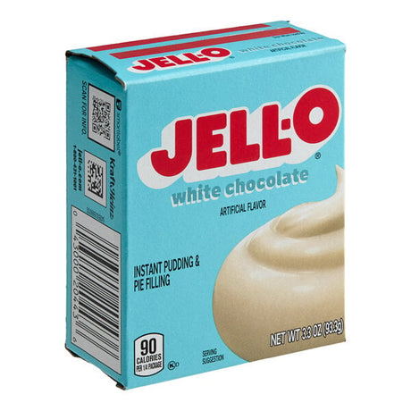 JELL-O Instant White Chocolate Pudding & Pie Filling Mix 3.3 oz. - 24/Case