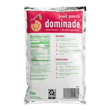 DominAde 21.6 oz. Fruit Punch Powdered Drink Mix - 12/Case