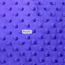 Tela de felpa ultra suave Minky Dot de 1 yarda, 100% poliéster para manualidades, 60 pulgadas de ancho