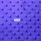 1 Yard Ultra Soft Minky Dot Fleece Plush Fabric 100 Percent Polyester for Crafts 60 Inch Width