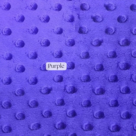 1 Yard Ultra Soft Minky Dot Fleece Plush Fabric 100 Percent Polyester for Crafts 60 Inch Width