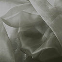 1 Yarda de Tela Organza Transparente con Brillo Cristalino 60 Pulgadas de Ancho para Vestidos y Decoración 100% Poliéster