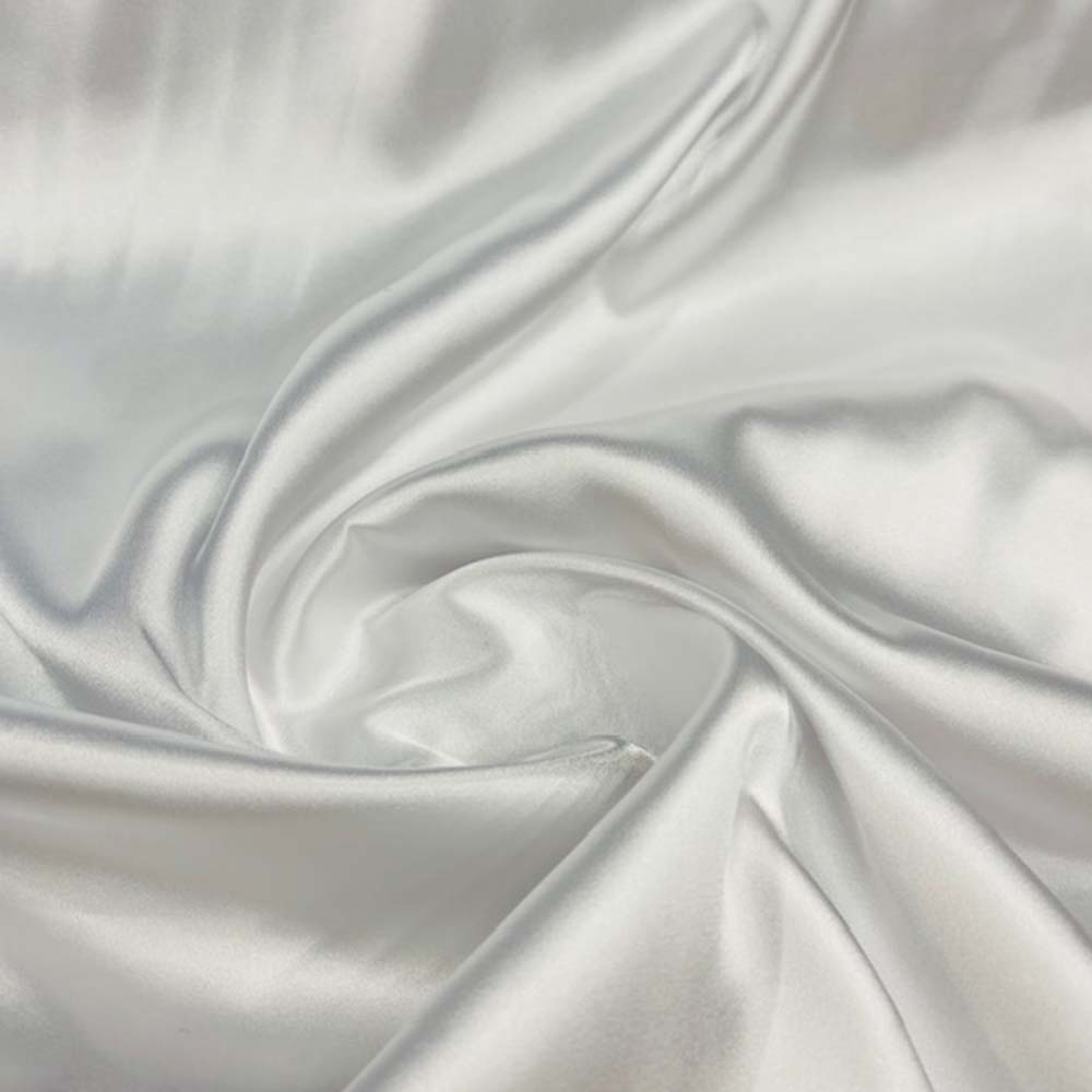1 Yard Premium 250 GSM Bridal Stretch Satin Fabric Glossy Soft Material for Gowns 60 Inch Width 100% Polyester