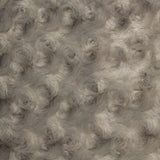 1 Yard Rosebud Minky Fabric 100% Polyester Plush Textured Soft Material for Blankets 60 Inch Width