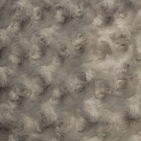 1 Yard Rosebud Minky Fabric 100% Polyester Plush Textured Soft Material for Blankets 60 Inch Width