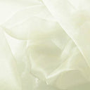 1 Yarda de Tela Organza Transparente con Brillo Cristalino 60 Pulgadas de Ancho para Vestidos y Decoración 100% Poliéster