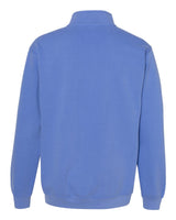 Comfort Colors® Garment-Dyed Quarter Zip Long Sleeve Sweatshirt